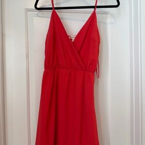 Monteau Vibrant Red Strapless Dress